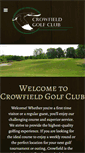Mobile Screenshot of crowfieldgolf.com